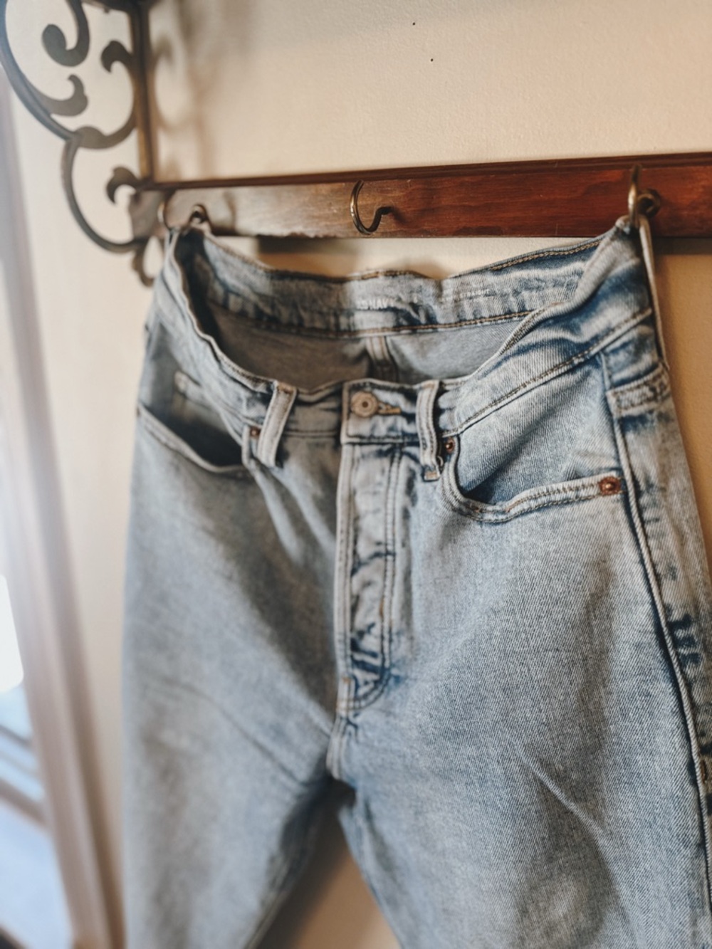 Old Navy Light Wash Mom Jeans
